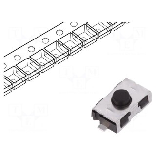 Microswitch TACT | SPST-NO | Pos: 2 | 0.05A/32VDC | SMT | none | 1.8N