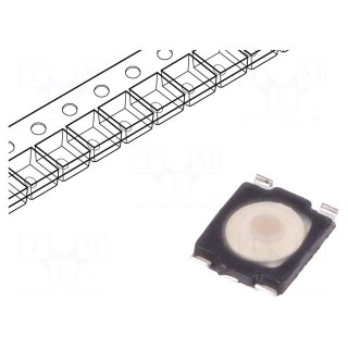 Microswitch TACT | SPST-NO | Pos: 2 | 0.05A/32VDC | SMT | none | 2.3N