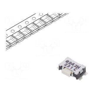 Microswitch TACT | SPST-NO | Pos: 2 | 0.05A/32VDC | SMT | none | 2.5N