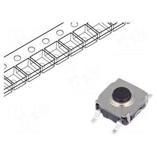 Microswitch TACT | SPST-NO | Pos: 2 | 0.05A/32VDC | SMT | none | 2N | 3.5mm