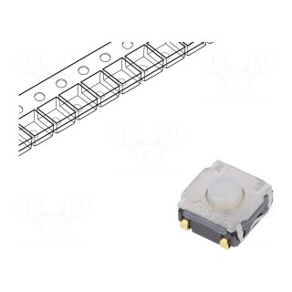 Microswitch TACT | SPST-NO | Pos: 2 | 0.05A/32VDC | SMT | none | 3.5mm