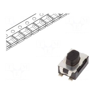 Microswitch TACT | SPST-NO | Pos: 2 | 0.05A/32VDC | SMT | none | 4N | 2.5mm