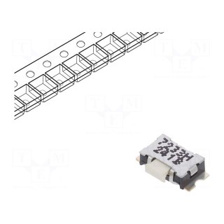 Microswitch TACT | SPST-NO | Pos: 2 | 0.05A/32VDC | SMT | none | 4N | IP40