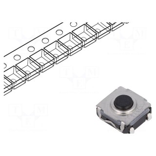 Microswitch TACT | SPST-NO | Pos: 2 | 0.05A/32VDC | SMT | none | 5N | 3.5mm