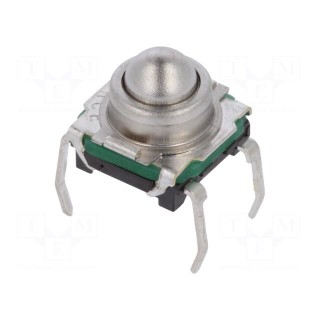 Microswitch TACT | SPST-NO | Pos: 2 | 0.05A/32VDC | THT | none | 3.3N