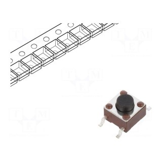 Microswitch TACT | SPST-NO | Pos: 2 | 0.05A/50VDC | SMT | none | 1.57N