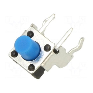 Microswitch TACT | SPST-NO | Pos: 2 | 0.05A/50VDC | THT | 1.57N | 5.85mm