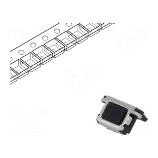 Microswitch TACT | SPST | Pos: 2 | 0.015A/15VDC | SMT | none | 3N | 0.95mm