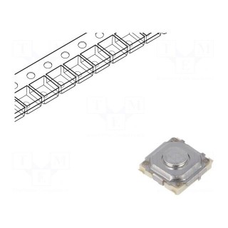 Microswitch TACT | SPST | Pos: 2 | 0.02A/15VDC | 1.5mm | OFF-(ON) | 50mΩ