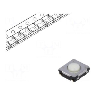 Microswitch TACT | SPST | Pos: 2 | 0.02A/15VDC | SMT | none | 0.5N | 2.5mm