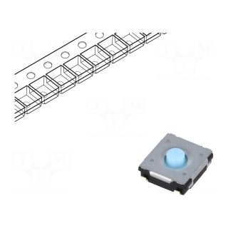 Microswitch TACT | SPST | Pos: 2 | 0.02A/15VDC | SMT | none | 0.6N | 2.5mm