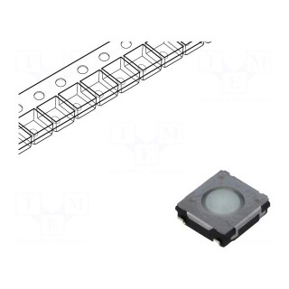 Microswitch TACT | SPST | Pos: 2 | 0.02A/15VDC | SMT | none | 1.3N | 2mm