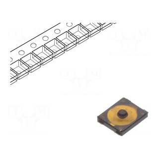 Microswitch TACT | SPST | Pos: 2 | 0.02A/15VDC | SMT | none | 1.6N | 0.65mm