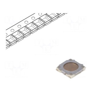 Microswitch TACT | SPST | Pos: 2 | 0.02A/15VDC | SMT | none | 1.6N | 0.8mm