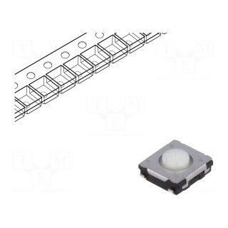 Microswitch TACT | SPST | Pos: 2 | 0.02A/15VDC | SMT | none | 1.6N | 2.5mm