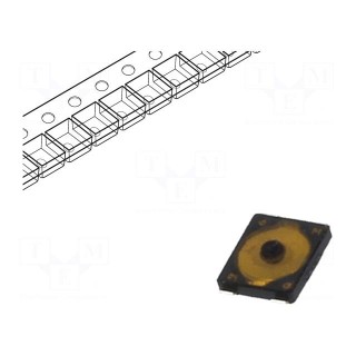 Microswitch TACT | SPST | Pos: 2 | 0.02A/15VDC | SMT | none | 3.4N | 0.7mm