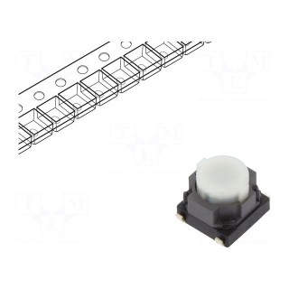 Microswitch TACT | SPST | Pos: 2 | 0.02A/15VDC | SMT | none | 6.1x6x3.5mm
