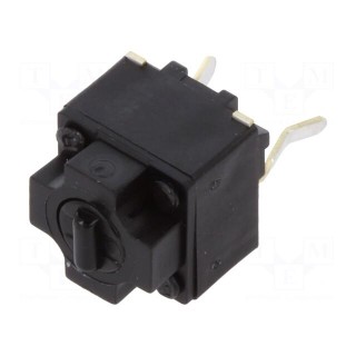 Microswitch TACT | SPST | Pos: 2 | 0.02A/15VDC | THT | none | 7.45mm