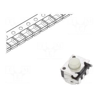 Microswitch TACT | SPST | Pos: 2 | 0.05A/12VDC | side,SMD | none | 1.57N