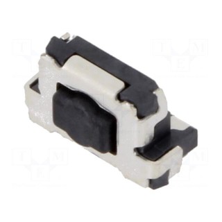 Microswitch TACT | SPST | Pos: 2 | 0.05A/12VDC | SMD | none | 1.18N | black