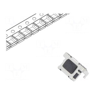 Microswitch TACT | SPST | Pos: 2 | 0.05A/12VDC | SMD | none | 1.57N | 0.4mm