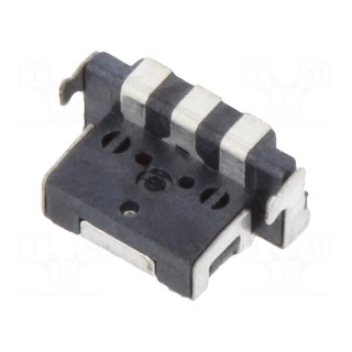 Microswitch TACT | SPST | Pos: 2 | 0.05A/12VDC | SMD | none | 1.57N | 0.4mm