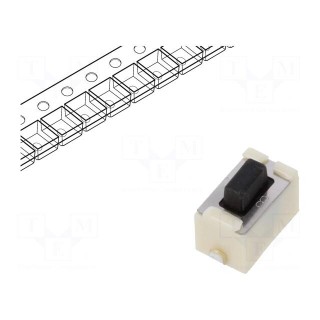 Microswitch TACT | SPST | Pos: 2 | 0.05A/12VDC | SMT | 6x3.5x3.5mm | 5mm
