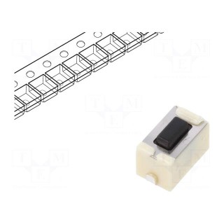 Microswitch TACT | SPST | Pos: 2 | 0.05A/12VDC | SMT | 6x3.5x3.5mm