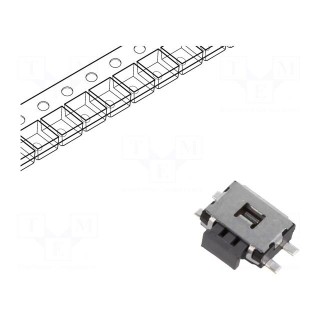 Microswitch TACT | SPST | Pos: 2 | 0.05A/12VDC | SMT | none | 1.6N | 1.65mm