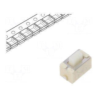 Microswitch TACT | SPST | Pos: 2 | 0.05A/12VDC | SMT | none | 1.6N | 5mm