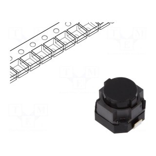Microswitch TACT | SPST | Pos: 2 | 0.05A/12VDC | SMT | none | 1.6N | 5mm