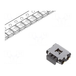 Microswitch TACT | SPST | Pos: 2 | 0.05A/12VDC | SMT | none | 2.2N | 1.65mm