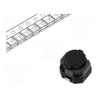 Microswitch TACT | SPST | Pos: 2 | 0.05A/12VDC | SMT | none | 2.2N | 5mm