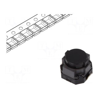 Microswitch TACT | SPST | Pos: 2 | 0.05A/12VDC | SMT | none | 2.5N | 5mm