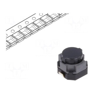 Microswitch TACT | SPST | Pos: 2 | 0.05A/12VDC | SMT | none | 3N | 5mm