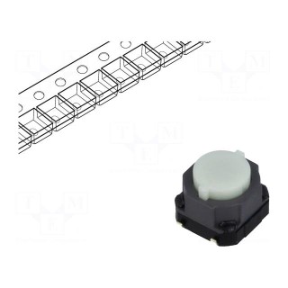 Microswitch TACT | SPST | Pos: 2 | 0.05A/12VDC | SMT | none | 4N | 6.5mm