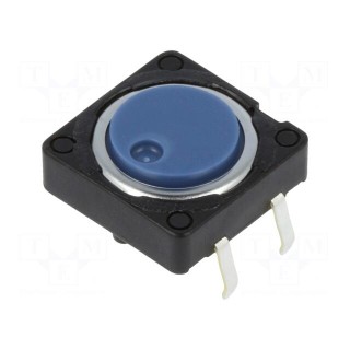 Microswitch TACT | SPST | Pos: 2 | 0.05A/12VDC | THT | 0.7N | 12x12x3.5mm