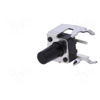 Microswitch TACT | SPST | Pos: 2 | 0.05A/12VDC | THT | 1N | 6x6x3.5mm