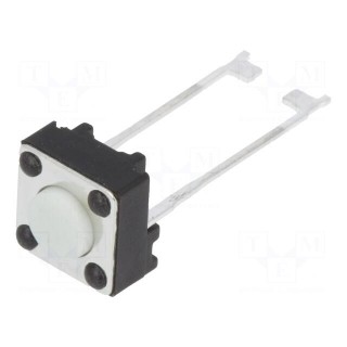 Microswitch TACT | SPST | Pos: 2 | 0.05A/12VDC | THT | none | 1.57N | 4.3mm