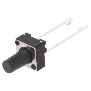 Microswitch TACT | SPST | Pos: 2 | 0.05A/12VDC | THT | none | 1.57N | 9.5mm