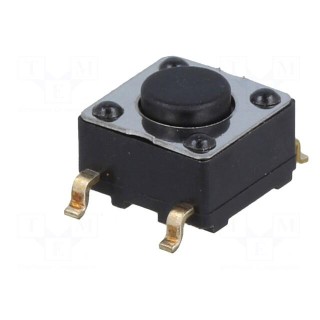 Microswitch TACT | SPST | Pos: 2 | 0.1A/28VDC | 6.2x6.2x4.4mm | 4.4mm