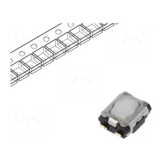 Microswitch TACT | SPST | Pos: 2 | SMT | none | 3.5N | 2.9x3.5x1.4mm