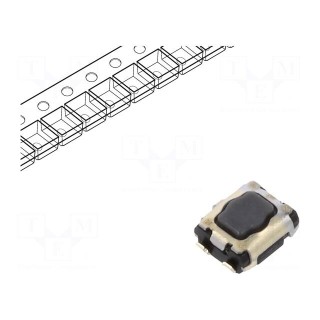 Microswitch TACT | SPST | Pos: 2 | SMT | none | 5N | 2.9x3.5x1.4mm | 1.7mm