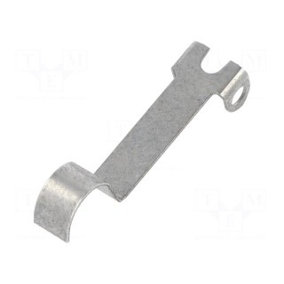 Lever with roller simulation | 19mm | DC series | Colour: silver | DC