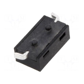 Microswitch SNAP ACTION | 0.1A/48VDC | without lever | SPST-NO