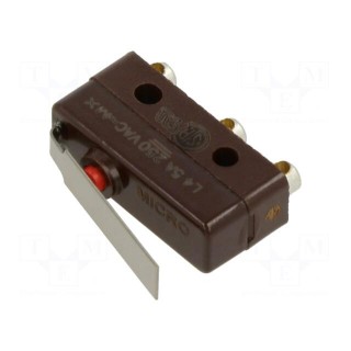 Microswitch SNAP ACTION | 5A/250VAC | 5A/28VDC | with lever | SPDT