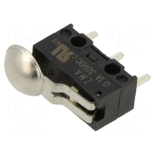 Microswitch SNAP ACTION | 0.1A/125VAC | 0.1A/60VDC | SPDT | ON-(ON)