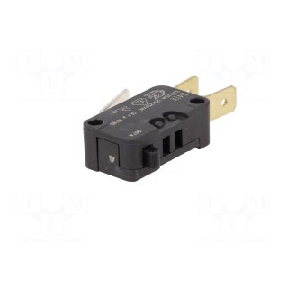 Microswitch SNAP ACTION | SPDT | 0.1A/250VAC | 0.05A/250VDC | Pos: 2