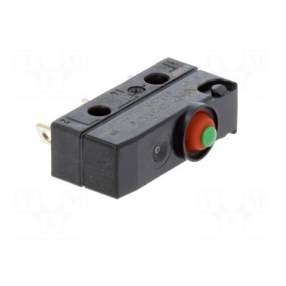 Microswitch SNAP ACTION | 0.1A/250VAC | without lever | SPDT | Pos: 2