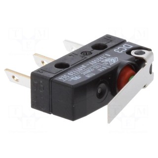 Microswitch SNAP ACTION | SPDT | 0.1A/250VAC | ON-(ON) | Pos: 2 | IP67